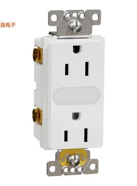 SQR57101WH -[全新TR 15A LIGHTED RECEPTACLE RESI W]