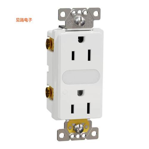 SQR57101WH -[全新TR 15A LIGHTED RECEPTACLE RESI W]