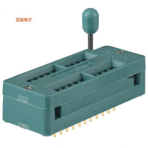 222-3343-00-0602J -[全新CONN IC DIP SOCKET ZIF 22POS GLD]