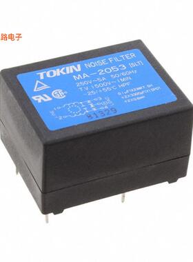 MA-2053 -原装[LINE FILTER 250VAC/VDC 5A TH单相