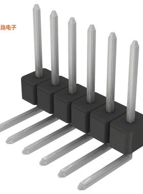 PEC06SGBN -原装[CONN HEADER R/A 6POS 2.54MM针座，分离式