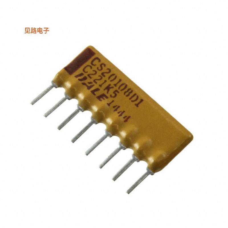 20108D1C221K5E -原装[CAP ARRAY 220PF 50V C0G 8-SIP220pF