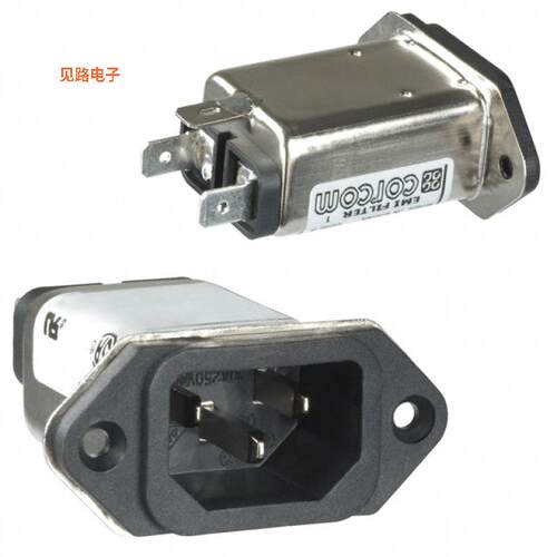 1-6609006-3 -[全新PWR ENT RCPT IEC320-C14 PANEL QC]