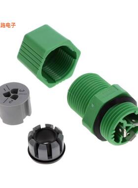 1640663 -原装[CONN PNL FEED THRU 3POS SOLDER面板直通式