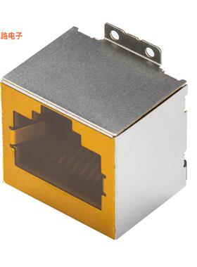 CRJ068-1-SMT -原装[RJ JACK, 1 PORT, 8P8C, 6U, SHIEL插孔