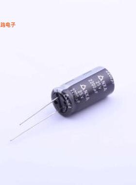 NXA 25V2200 12.5*25 -[原装直插铝电解电容插件,D12.5xL25mm