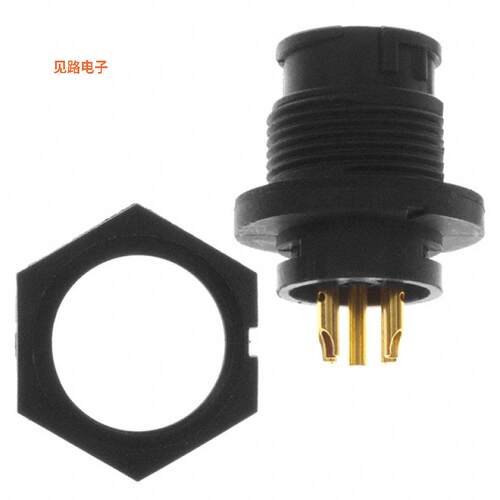 EN3P5MX -原装[CONN RCPT MALE 5P GOLD SLDR CUP插座，公形引脚