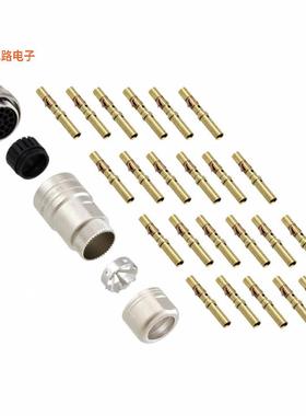 RT061823SNH-K -[全新CONN PLUG FMALE 23POS GOLD CRIMP]