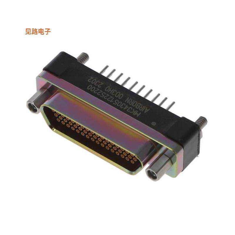 MK-343-051-225-2200 -[全新CONN MICRO-D RCPT 51P VERT SLDR]