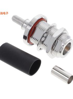EZ-195-NF-BH-X -原装[N-FEMALE (JACK) BULKHEAD CRIMP CN 型