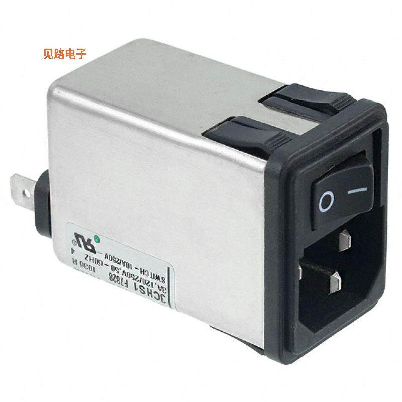 3CHS1 -原装[PWR ENT MOD RCPT IEC320-C14 PNLIEC 320-C14