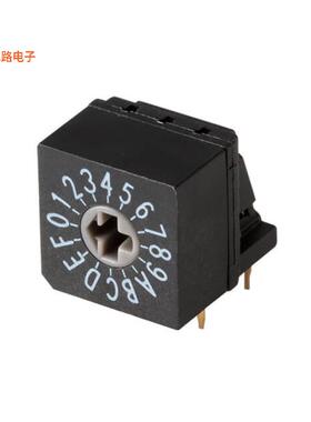 RDS6-16S-1011-RA-254-D -[全新SWITCH ROTARY DIP HEX 0
