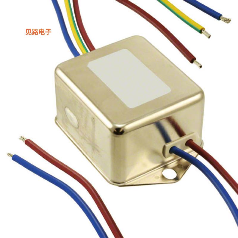 FN2060-6-07 -原装[LINE FILTER 250VAC 6A CHASS MNT单相