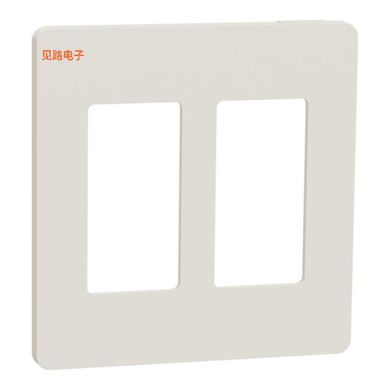 SQWP141002LA -[全新2 GANG SCREWLESS MATTE WALL PLAT]