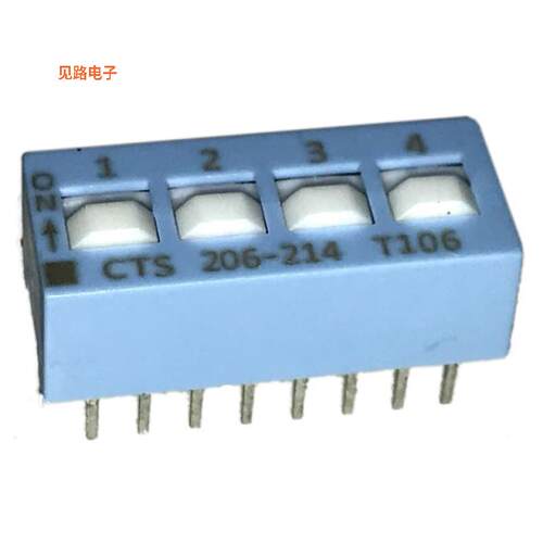 206-214 -[全新SWITCH SLIDE DIP DPST 0.05A 24V]