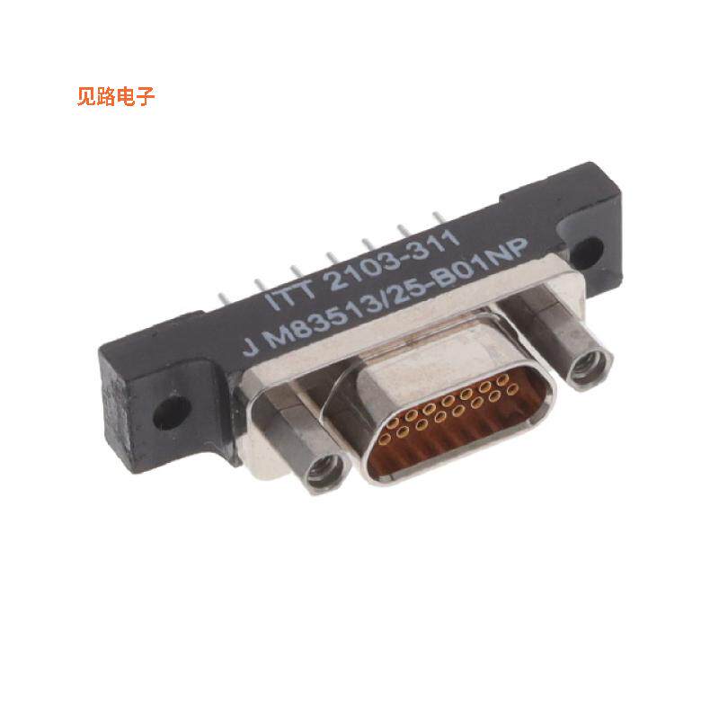 M83513/25-B01NP -[全新CONN MICRO-D RCPT 15P VERT SLDR]