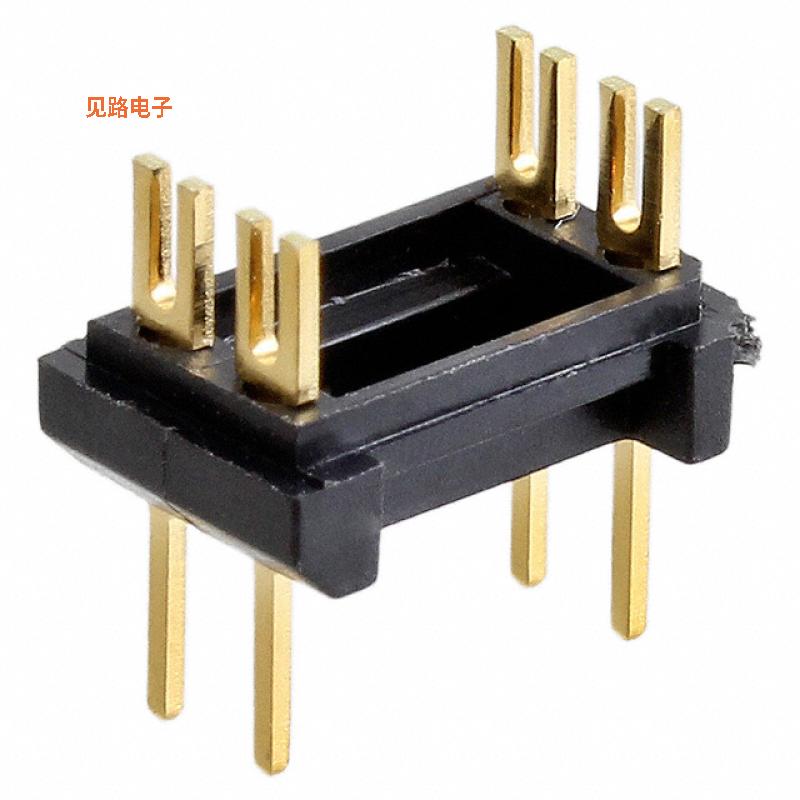 04-600-11 -原装[CONN HDR DIP FORK 4POS GOLDDIP，DIL - 接头