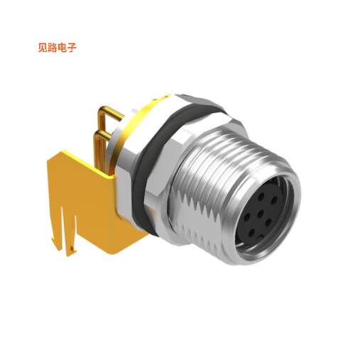 54-00321 -[全新M8 A-CODE 6POS RCPT PANEL MOUNT]