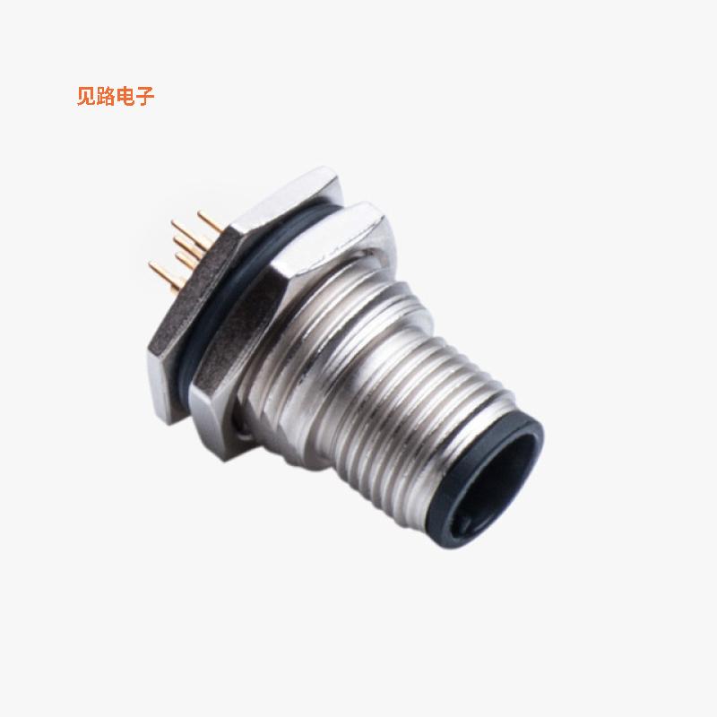 M12A-05PMMP-SF8002 -[全新CONN PLUG MALE 5POS GOLD SOLDER]