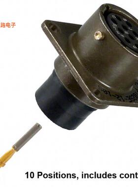 PT02SE-12-10S(025) -[全新CONN RCPT FMALE 10POS GOLD CRIMP]