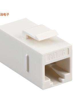 CAT6-CPL-WH -原装[CAT6 RJ45 INLINE COUPLER插孔，8p8c（RJ45）