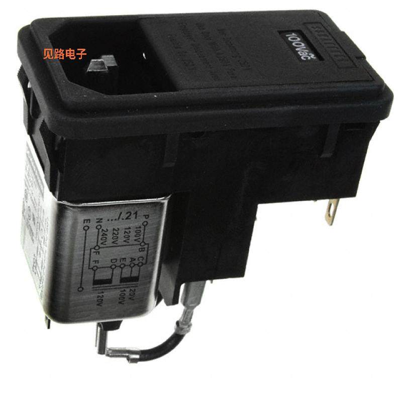 FN372-2-21 -原装[PWR ENT MOD RCPT IEC320-C14 PNLIEC 320-C14