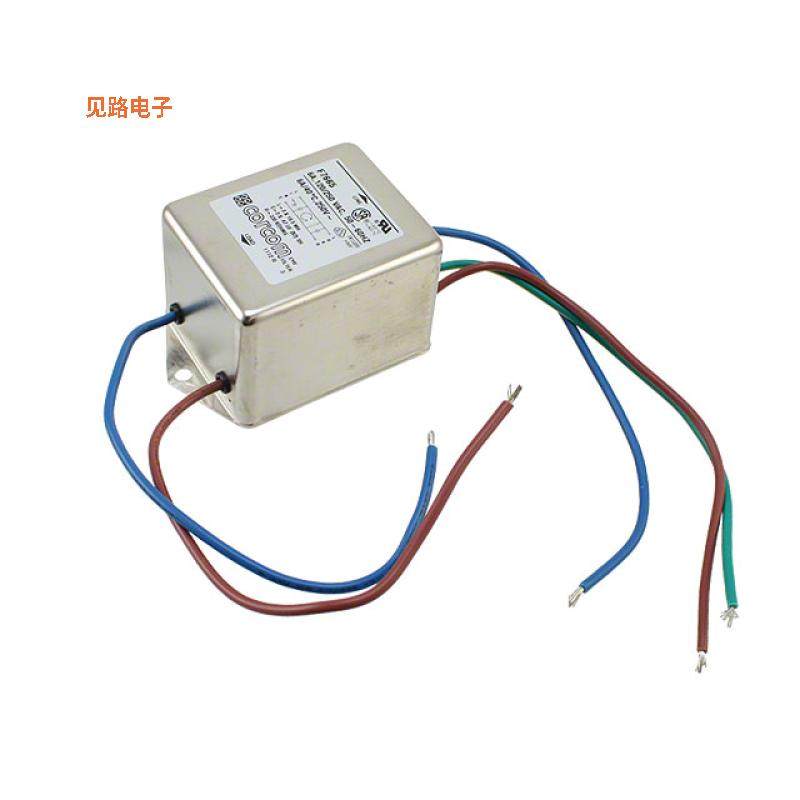 1-6609053-0 -原装[LINE FILTER 250VAC 10A CHASS MNT单相