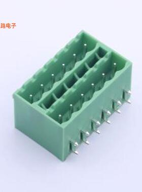 KF2EDGKRCH-5.0-2*6P -[原装插拔式接线弯插,P=5mm