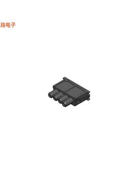 KN01L04SF -原装[CONN SOCKET INSULATOR BLOCK, 4 P无触头嵌件