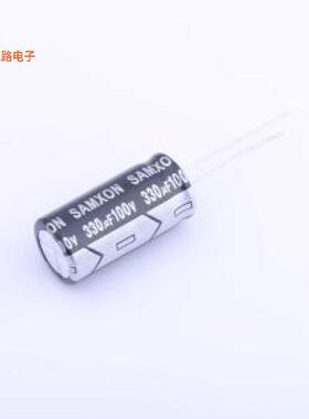 EGT337M2AI25RR -[原装直插铝电解插件,D12.5xL25mm