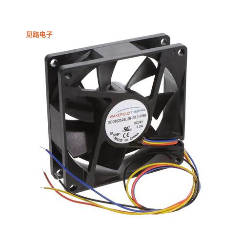 DC0802524L2B-BT0-68 -[全新24VDC IP68 FAN 80X80X25MM 4-WIRE]
