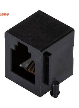 CRJ032-1-TH -原装[RJ JACK, 1 PORT, 8P8C, 6U, UNSHI插孔