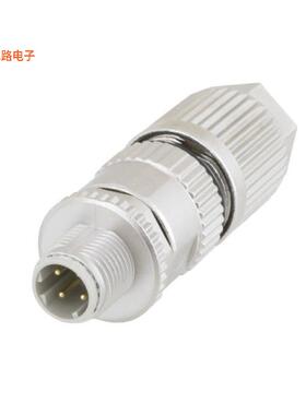 M12FT4DMS -原装[M12 4D-M FLDTRM 24-22AWG SHLD插头，公引脚