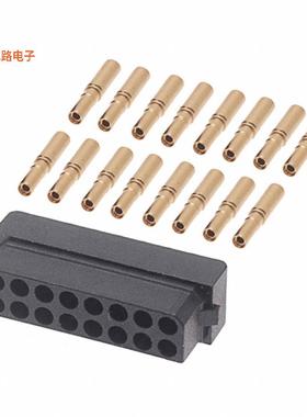 M80-8891605 -原装[CONN RCPT 16POS CRIMP 22AWG GOLD插座