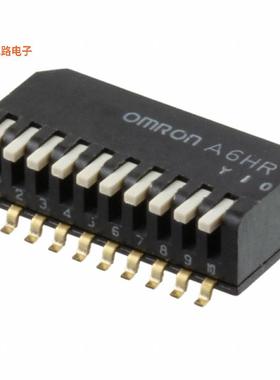 A6HR-0104 -原装[SWITCH PIANO DIP SPST 0.025A 24VSPST