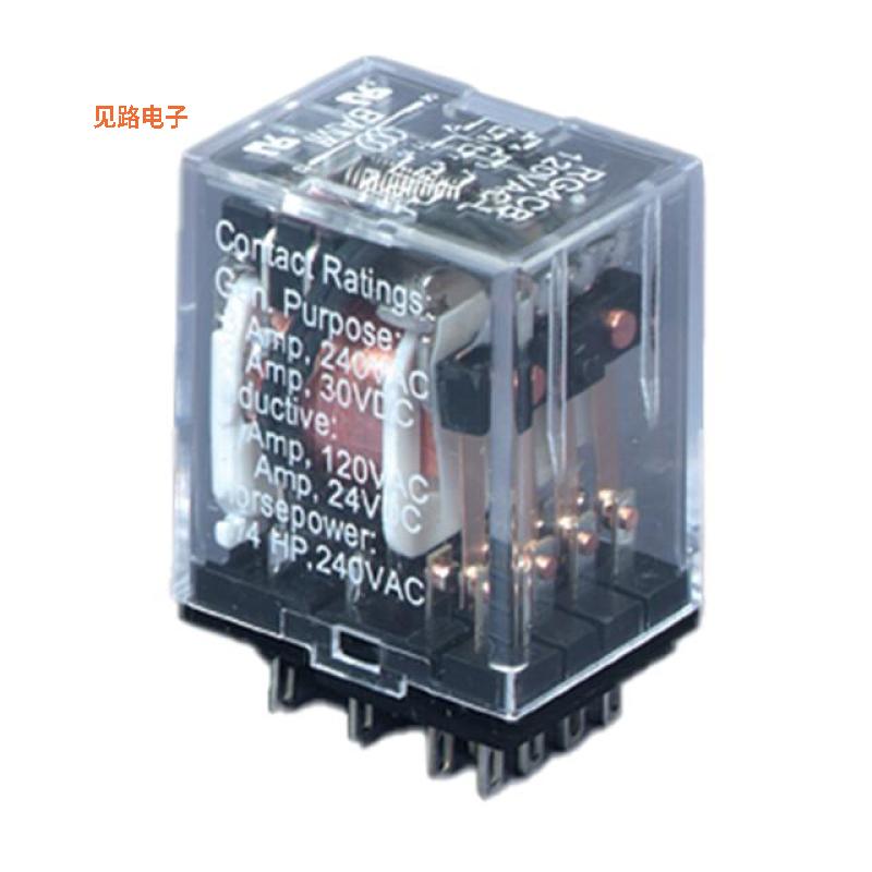 RG4CB-24VDC-L -原装[RELAY GEN PURPOSE 4PDT 3A 24V可插