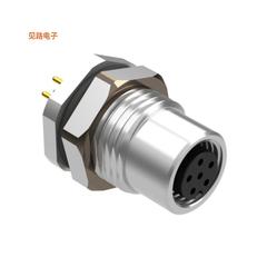 54-00323 -原装[M8 A-CODE 6POS RCPT PANEL MOUNT插座，母型插口