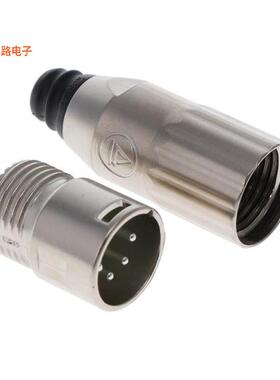 AAA4MZ -原装[CONN RCPT MALE XLR 4P SOLDER CUP插座，公形引脚