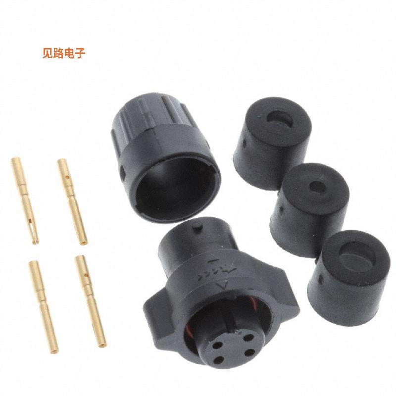 W6380-4SG-P-3DC -[全新CONN PLUG FMALE 4POS GOLD CRIMP]