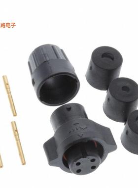 W6380-4SG-P-3DC -[全新CONN PLUG FMALE 4POS GOLD CRIMP]