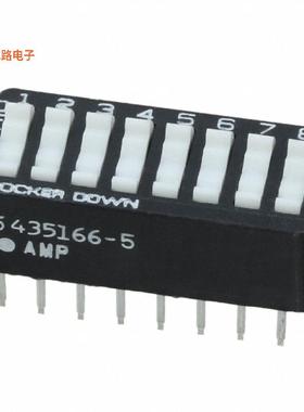5435166-5 -原装[SW ROCKER DIP SPST 0.025A 24VSPST