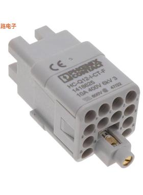 1418625 -原装[INSERT FEMALE 12POS CRIMP无触头嵌件