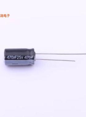 RGA471M1EBK-0815G -[原装直插铝电解插件,D8xL15mm