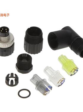 FIC-M8M4A -原装[FIELD WIREABLE CONNECTOR, M8插头，公引脚