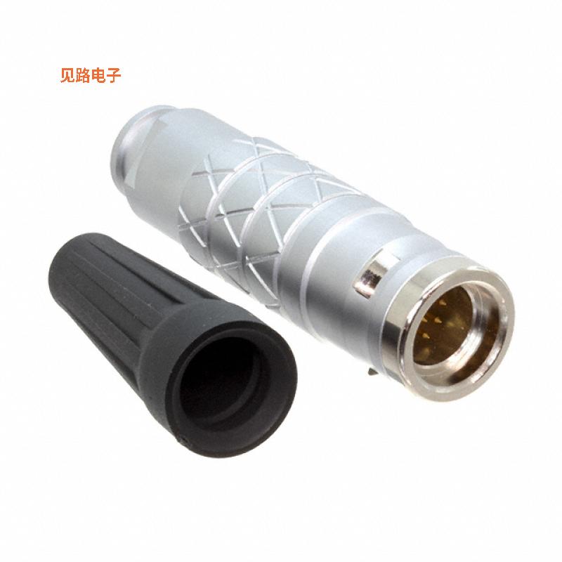 FLKC-08FGMS-GCP-213 -[全新CONN PLUG MALE 8P GOLD SLDR CUP]