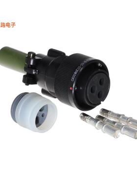 CA3106E22-2S-B-F80-A232 -原装[CONN PLUG W/SKT 3