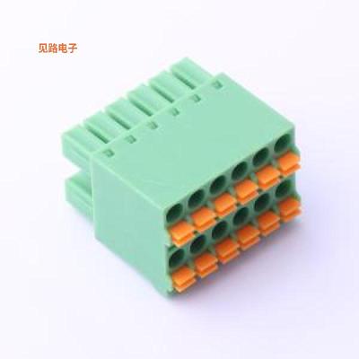 KF2EDGKNH-3.81-2*6P -[原装插拔式接线P=3.81mm