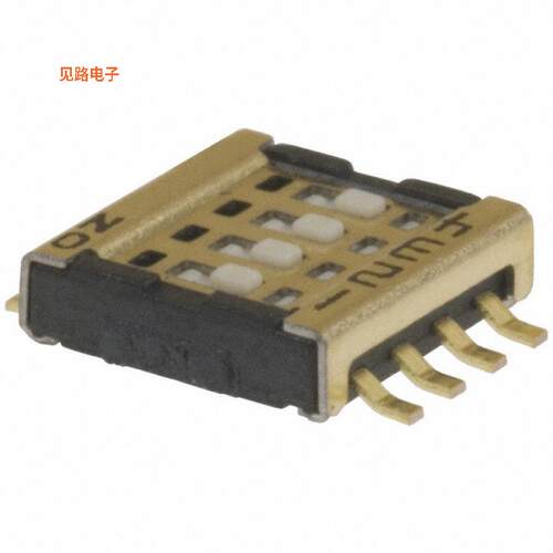 CVS-04TB -[全新SWITCH SLIDE DIP SPST 0.1A 6V]