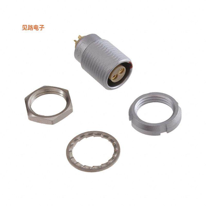 ECG.1B.302.CLL -[全新CONN RCPT FMALE 2P GOLD SLDR CUP]