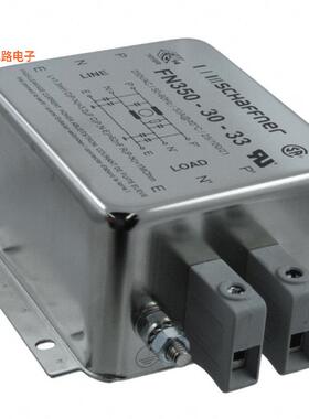FN350-30-33 -原装[LINE FILTER 250VAC 30A CHASS MNT单相